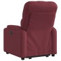 Sillón eléctrico reclinable elevable de tela rojo tinto de , Sillones - Ref: Foro24-3204737, Precio: 312,40 €, Descuento: %