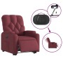 Sillón eléctrico reclinable elevable de tela rojo tinto de , Sillones - Ref: Foro24-3204737, Precio: 312,40 €, Descuento: %