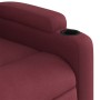 Sillón eléctrico reclinable elevable de tela rojo tinto de , Sillones - Ref: Foro24-3204737, Precio: 312,40 €, Descuento: %