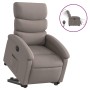 Taupe gray fabric electric liftable recliner chair by , Armchairs - Ref: Foro24-3204010, Price: 308,09 €, Discount: %