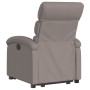 Sillón eléctrico reclinable elevable de tela gris taupe de , Sillones - Ref: Foro24-3204010, Precio: 309,07 €, Descuento: %