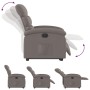 Sillón eléctrico reclinable elevable de tela gris taupe de , Sillones - Ref: Foro24-3204010, Precio: 309,07 €, Descuento: %