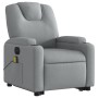 Sillón de masaje eléctrico reclinable elevable tela gris claro de , Sillones - Ref: Foro24-3204404, Precio: 339,90 €, Descuen...