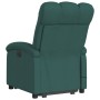 Electric reclining and lift massage armchair in dark green fabric. by , Armchairs - Ref: Foro24-3204134, Price: 330,61 €, Dis...