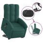 Sillón masaje eléctrico reclinable elevable tela verde oscuro de , Sillones - Ref: Foro24-3204134, Precio: 330,61 €, Descuent...