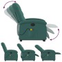 Sillón masaje eléctrico reclinable elevable tela verde oscuro de , Sillones - Ref: Foro24-3204134, Precio: 330,61 €, Descuent...