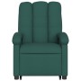 Sillón masaje eléctrico reclinable elevable tela verde oscuro de , Sillones - Ref: Foro24-3204134, Precio: 330,61 €, Descuent...