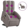 Electric reclining and lift massage armchair in taupe fabric by , Armchairs - Ref: Foro24-3204136, Price: 335,87 €, Discount: %