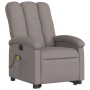 Electric reclining and lift massage armchair in taupe fabric by , Armchairs - Ref: Foro24-3204136, Price: 335,87 €, Discount: %