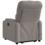 Electric reclining and lift massage armchair in taupe fabric by , Armchairs - Ref: Foro24-3204754, Price: 345,09 €, Discount: %