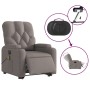 Electric reclining and lift massage armchair in taupe fabric by , Armchairs - Ref: Foro24-3204754, Price: 345,09 €, Discount: %