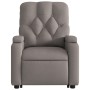 Electric reclining and lift massage armchair in taupe fabric by , Armchairs - Ref: Foro24-3204754, Price: 345,09 €, Discount: %