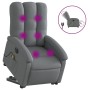 Dark gray electric reclining and lift massage chair. by , Armchairs - Ref: Foro24-3204129, Price: 326,99 €, Discount: %