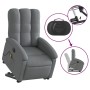 Dark gray electric reclining and lift massage chair. by , Armchairs - Ref: Foro24-3204129, Price: 326,99 €, Discount: %