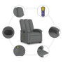 Dark gray electric reclining and lift massage chair. by , Armchairs - Ref: Foro24-3204129, Price: 326,99 €, Discount: %