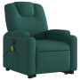 Sillón masaje eléctrico reclinable elevable tela verde oscuro de , Sillones - Ref: Foro24-3204410, Precio: 333,73 €, Descuent...