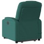 Sillón masaje eléctrico reclinable elevable tela verde oscuro de , Sillones - Ref: Foro24-3204410, Precio: 333,73 €, Descuent...