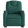 Sillón masaje eléctrico reclinable elevable tela verde oscuro de , Sillones - Ref: Foro24-3204410, Precio: 333,73 €, Descuent...