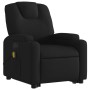 Sillón de masaje eléctrico reclinable elevable tela negro de , Sillones - Ref: Foro24-3204406, Precio: 333,73 €, Descuento: %