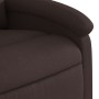 Sillón reclinable de masaje eléctrico tela marrón oscuro de , Sillones - Ref: Foro24-3204157, Precio: 270,75 €, Descuento: %