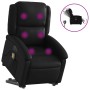 Electric lift massage chair in black synthetic leather by , Armchairs - Ref: Foro24-3204247, Price: 311,12 €, Discount: %