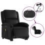 Sillón de masaje elevable eléctrico cuero sintético negro de , Sillones - Ref: Foro24-3204247, Precio: 313,34 €, Descuento: %