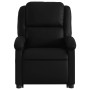 Sillón reclinable elevable cuero artificial negro de , Sillones - Ref: Foro24-3204226, Precio: 284,77 €, Descuento: %