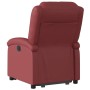 Sillón reclinable elevable cuero artificial rojo tinto de , Sillones - Ref: Foro24-3204230, Precio: 331,26 €, Descuento: %