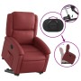 Red artificial leather liftable recliner armchair by , Armchairs - Ref: Foro24-3204230, Price: 331,99 €, Discount: %