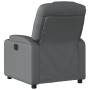 Sillón reclinable eléctrico de cuero sintético gris de , Sillones - Ref: Foro24-3204419, Precio: 271,04 €, Descuento: %