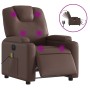 Reclining electric massage armchair in brown synthetic leather by , Armchairs - Ref: Foro24-3204425, Price: 267,74 €, Discoun...