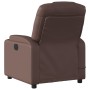 Reclining electric massage armchair in brown synthetic leather by , Armchairs - Ref: Foro24-3204425, Price: 267,74 €, Discoun...