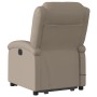 Reclining electric massage armchair in synthetic cappuccino leather by , Armchairs - Ref: Foro24-3204253, Price: 324,99 €, Di...