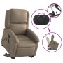 Reclining electric massage armchair in synthetic cappuccino leather by , Armchairs - Ref: Foro24-3204253, Price: 324,99 €, Di...