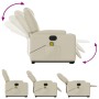 Electric lift massage armchair in synthetic cream leather by , Armchairs - Ref: Foro24-3204452, Price: 319,40 €, Discount: %