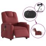 Sillón de masaje reclinable de cuero artificial rojo tinto de , Sillones - Ref: Foro24-3204427, Precio: 269,54 €, Descuento: %