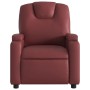 Sillón de masaje reclinable de cuero artificial rojo tinto de , Sillones - Ref: Foro24-3204427, Precio: 269,54 €, Descuento: %