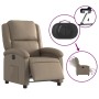 Electric reclining armchair in synthetic leather, cappuccino color. by , Armchairs - Ref: Foro24-3204218, Price: 303,43 €, Di...