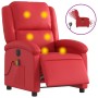 Sillón de masaje reclinable eléctrico de cuero artificial rojo de , Sillones - Ref: Foro24-3204224, Precio: 274,51 €, Descuen...