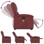 Electric lift massage armchair in artificial red wine leather by , Armchairs - Ref: Foro24-3204251, Price: 318,57 €, Discount: %