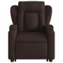 Silla de masaje reclinable de pie de tela marrón oscuro de , Sillones - Ref: Foro24-3204499, Precio: 304,79 €, Descuento: %