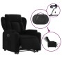 Electric reclining and lift fabric armchair in black. by , Armchairs - Ref: Foro24-3204508, Price: 318,68 €, Discount: %