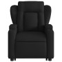 Electric reclining and lift fabric armchair in black. by , Armchairs - Ref: Foro24-3204508, Price: 318,68 €, Discount: %