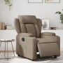 Sillón reclinable eléctrico de cuero sintético color capuchino de , Sillones - Ref: Foro24-3204536, Precio: 269,32 €, Descuen...