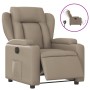 Sillón reclinable eléctrico de cuero sintético color capuchino de , Sillones - Ref: Foro24-3204536, Precio: 269,32 €, Descuen...