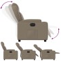 Electric reclining armchair in synthetic leather, cappuccino color. by , Armchairs - Ref: Foro24-3204536, Price: 268,97 €, Di...