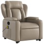 Cappuccino artificial leather foot massage recliner by , Armchairs - Ref: Foro24-3204557, Price: 306,40 €, Discount: %