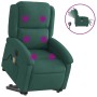 Dark green velvet liftable reclining massage chair by , Armchairs - Ref: Foro24-3204335, Price: 327,24 €, Discount: %