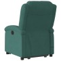 Dark green velvet liftable reclining massage chair by , Armchairs - Ref: Foro24-3204335, Price: 327,24 €, Discount: %