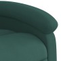 Dark green velvet liftable reclining massage chair by , Armchairs - Ref: Foro24-3204335, Price: 327,24 €, Discount: %